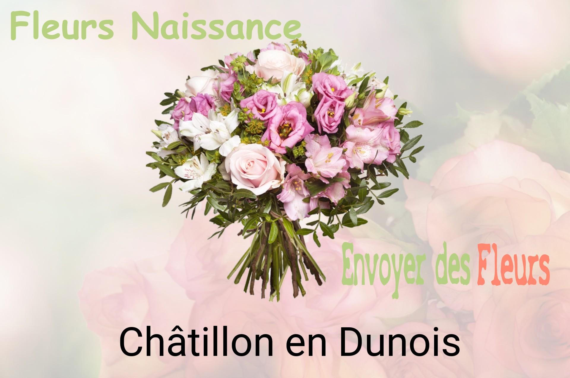 Bouquet de fleurs de naissance livré à Châtillon-en-Dunois
